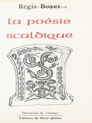cover image of La Poésie scaldique
